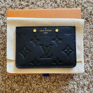 Louis Vuitton Card Holder in Monogram Empreinte Leather